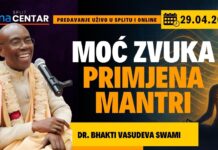 PREDAVANJE – “Moć zvuka, primjena Mantri” Bhakti Vasudeva Swami